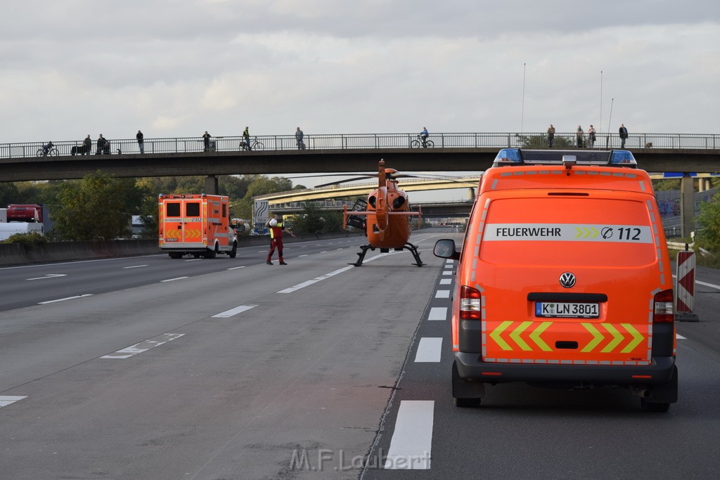 VU mehrere PKW A 3 Rich Oberhausen Hoehe AK Koeln Ost P103.JPG - Miklos Laubert